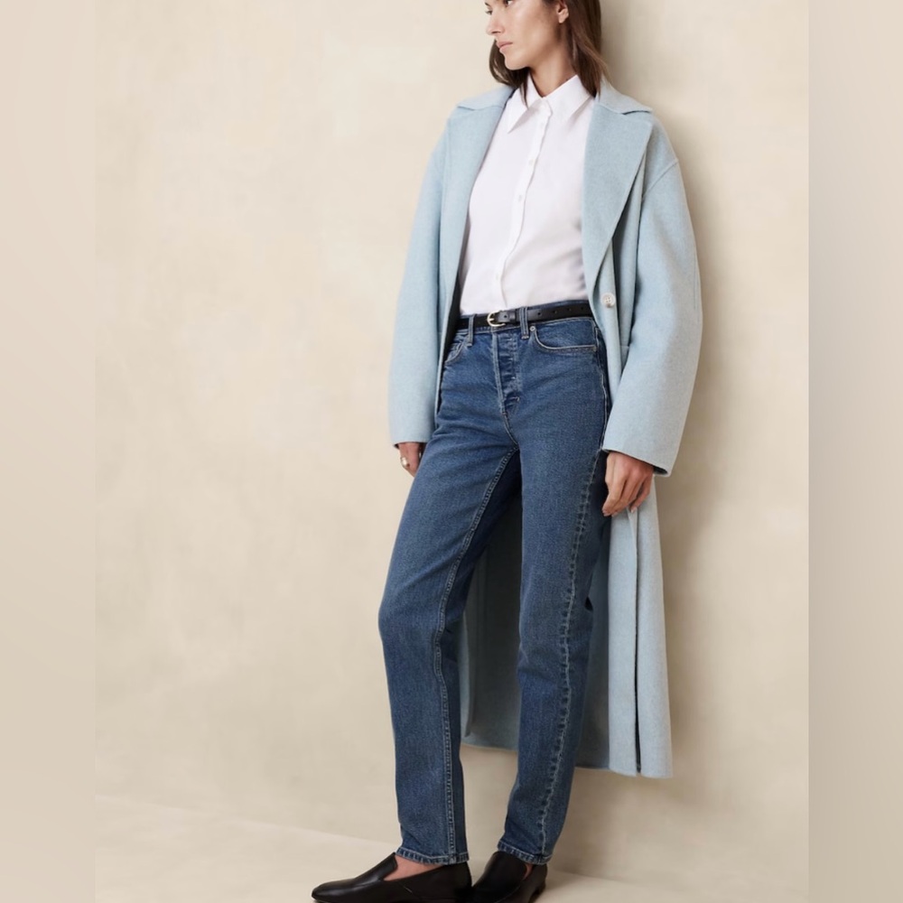 Banana Republic High-Rise Straight Leg Jeans